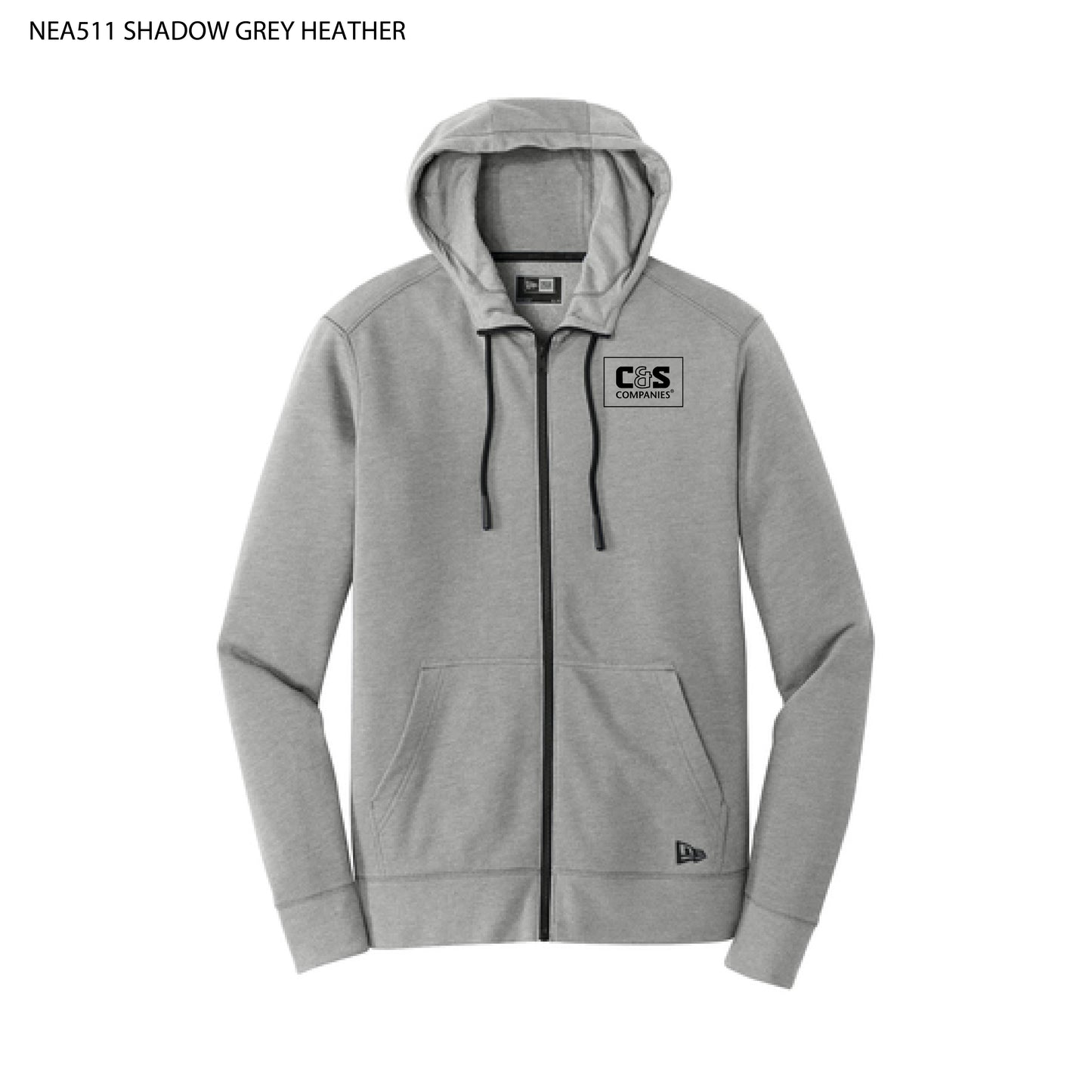 New Era® Tri-Blend Fleece Full-Zip Hoodie