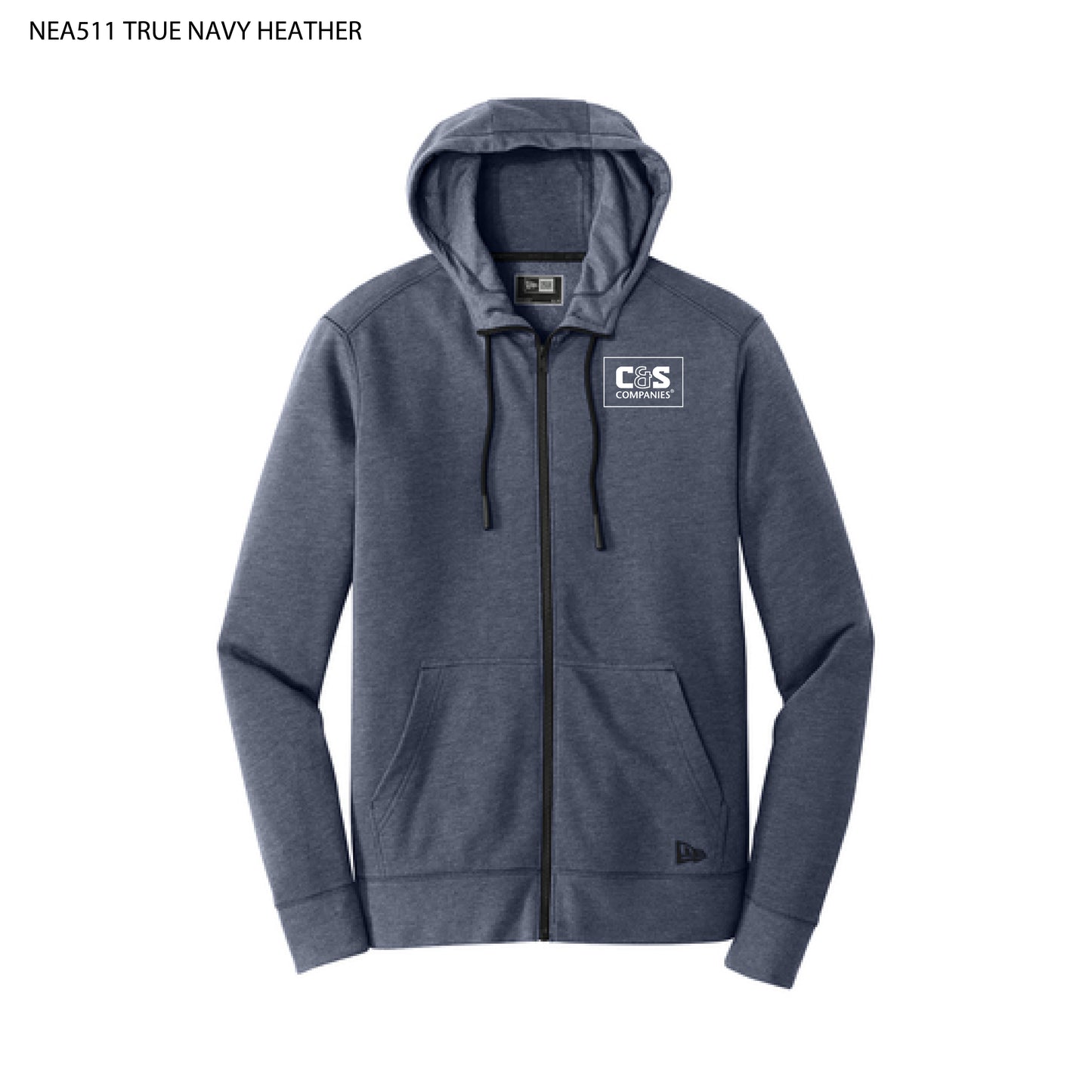 New Era® Tri-Blend Fleece Full-Zip Hoodie