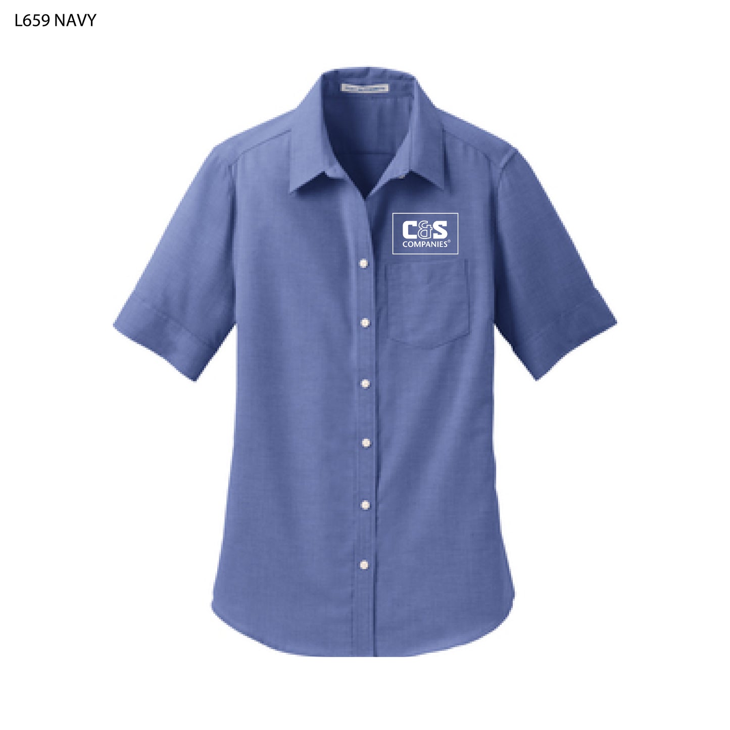 Port Authority® Ladies Short Sleeve SuperPro™ Oxford Shirt