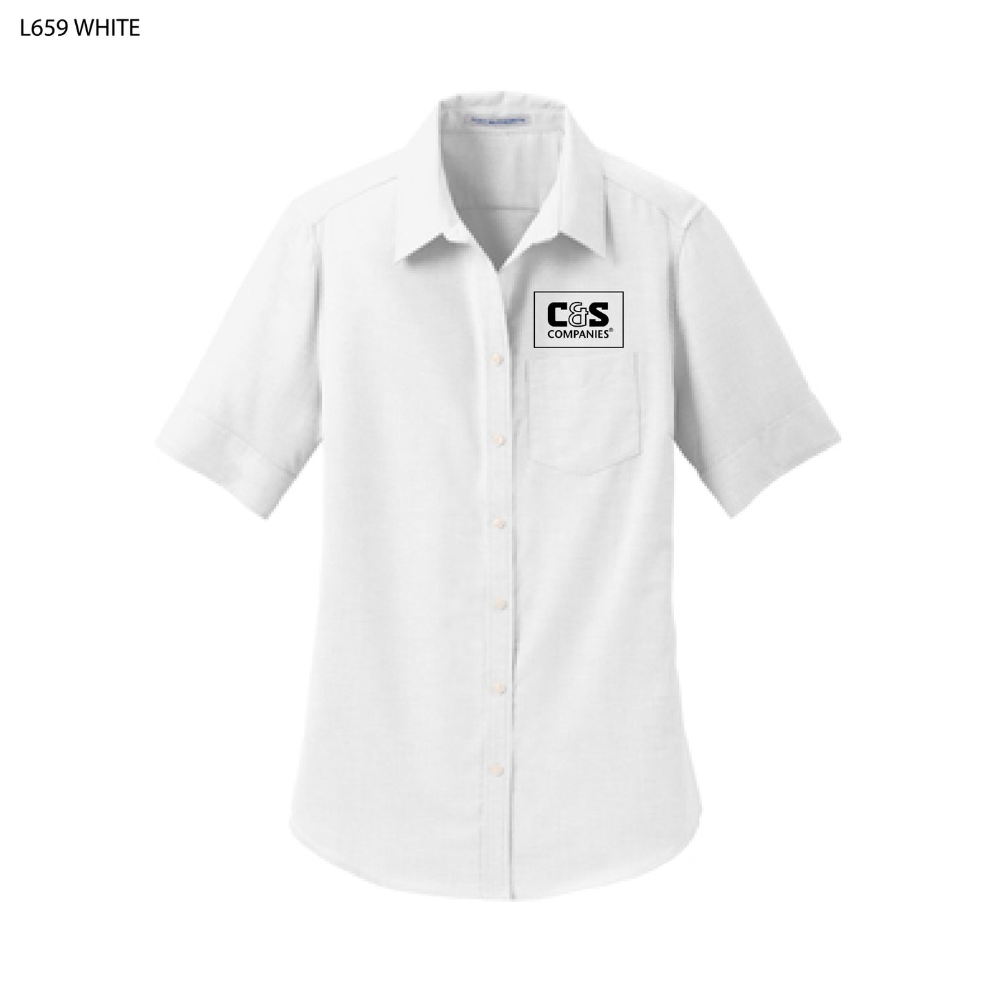 Port Authority® Ladies Short Sleeve SuperPro™ Oxford Shirt