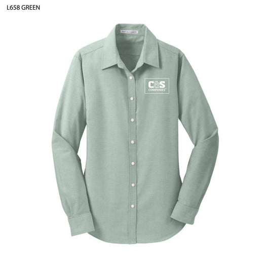 Port Authority® Ladies SuperPro™ Oxford Shirt