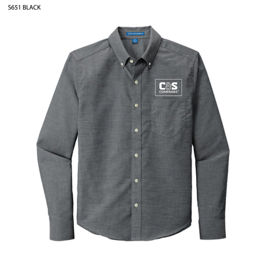 Port Authority ® Untucked Fit SuperPro ™ Oxford Shirt